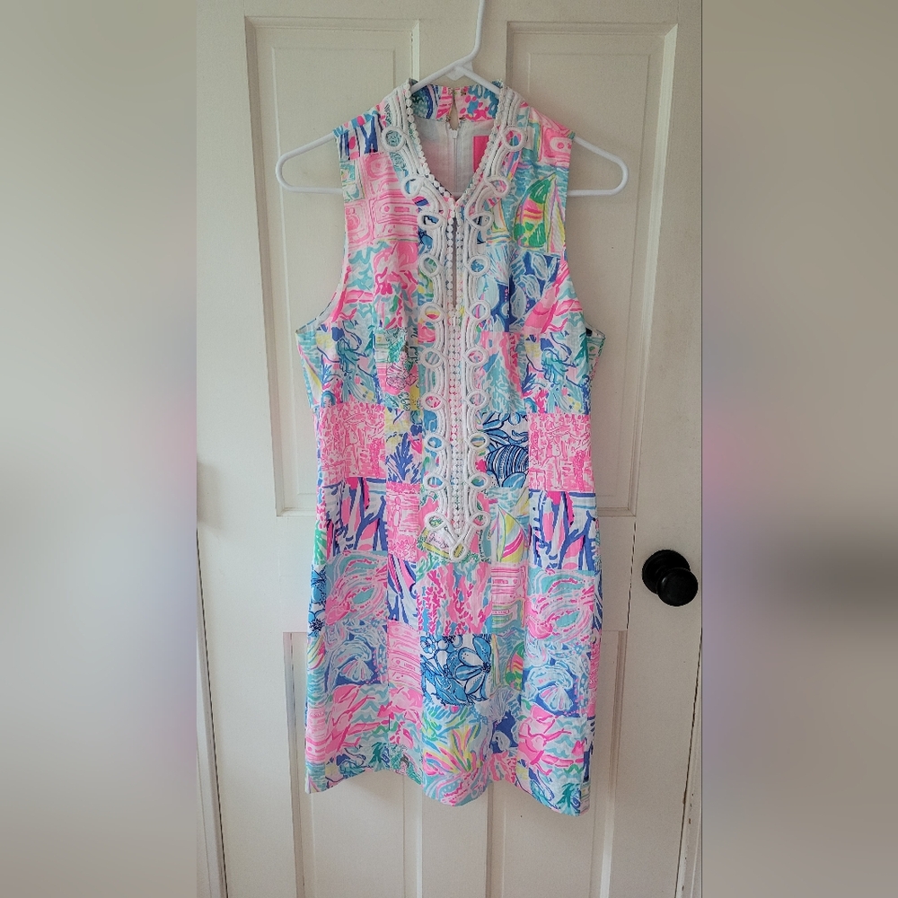 Lilly Pulitzer Pink and Blue Dress